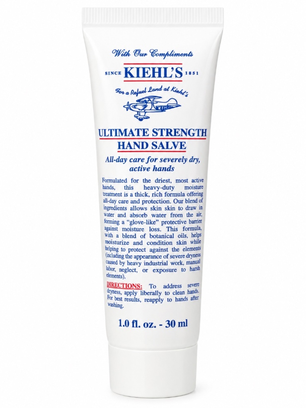 Kiehl's Ultimate Strength Hand Salve 1 oz 30ml NWT Hand Cream